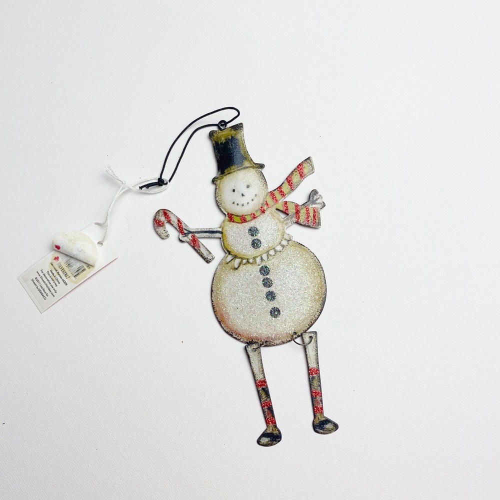 Silvestri vintage snowman Christmas ornament